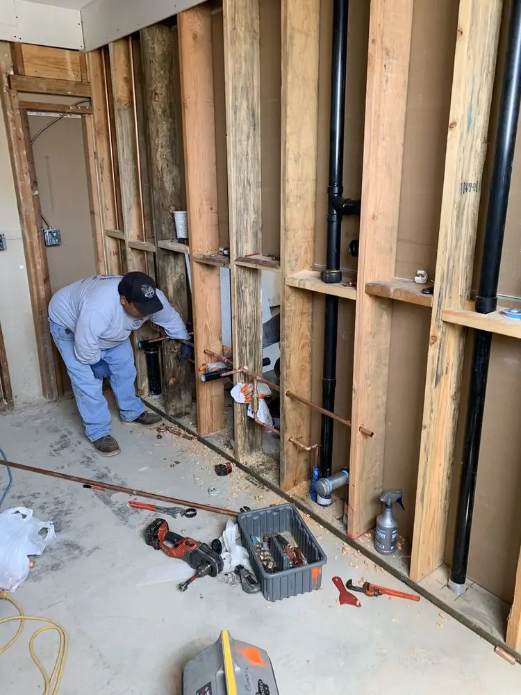 Commercial rough-in plumbing for Gas Line Repair in Adams-Normandie